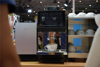 店鋪升級新標(biāo)配！技諾商用全自動(dòng)咖啡機(jī)亮相HOTELEX成都展 ——茶飲店、餐飲店一站式解決方案全景直擊